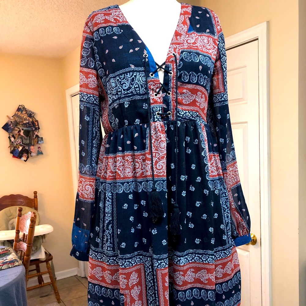 Fab Rik brand lined tunic dress